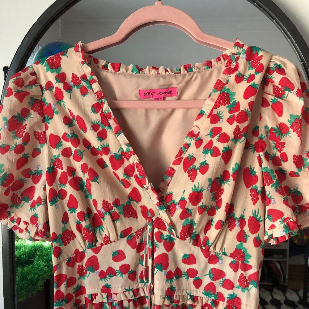 Betsey Johnson Strawberry Dress 🍓✨